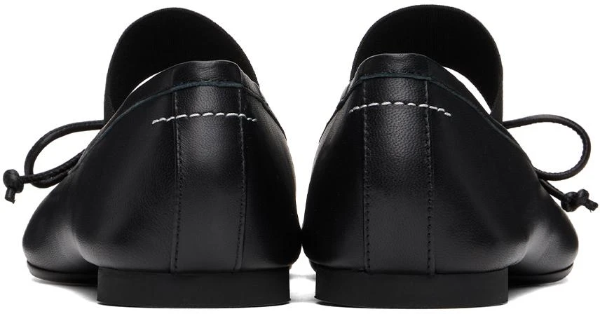 MM6 Black Anatomic Ballerina Flats 2