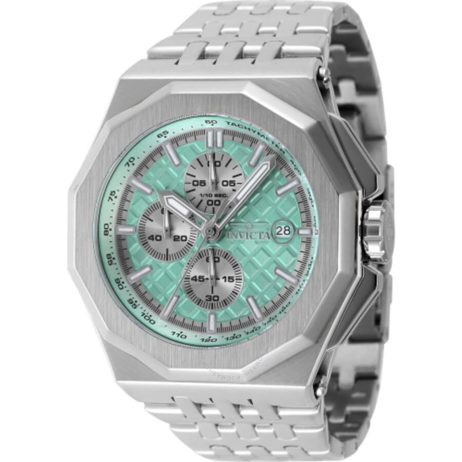 Invicta Akula Chronograph Date Quartz Turquoise  Dial Men's Watch 47389 1