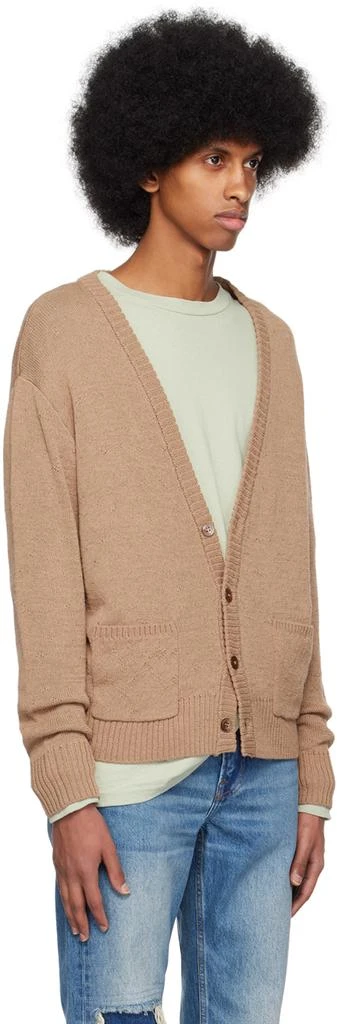 John Elliott Brown High Twist Cardigan 2