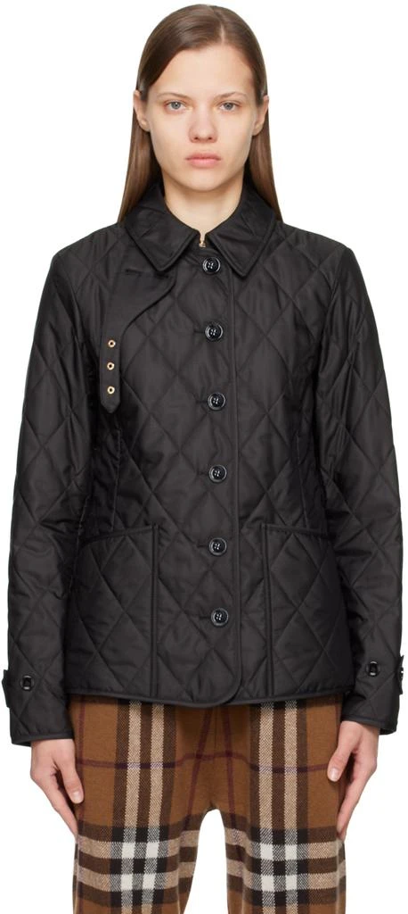 Burberry Black Quilted Jacket 1