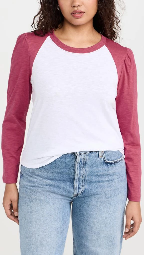 VERONICA BEARD Mason Baseball Tee 7