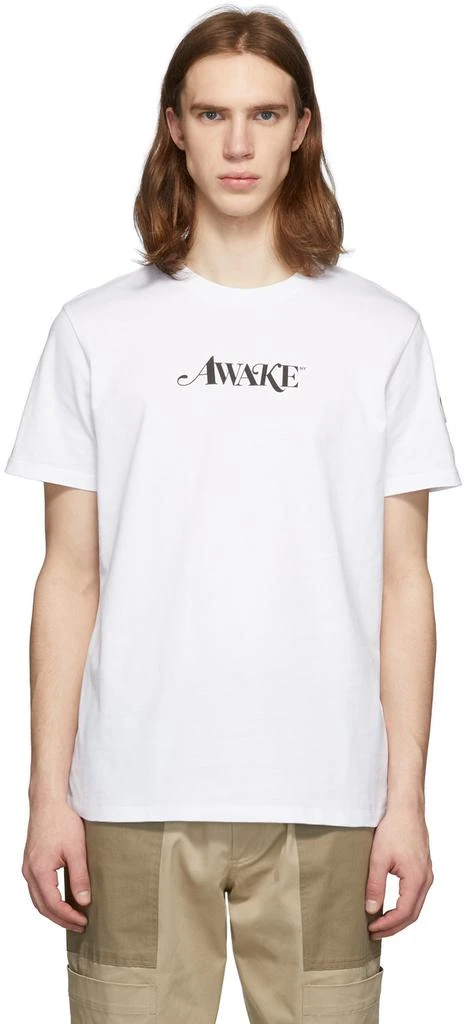 Moncler 2 Moncler 1952 White Awake NY Edition Logo T-Shirt 1