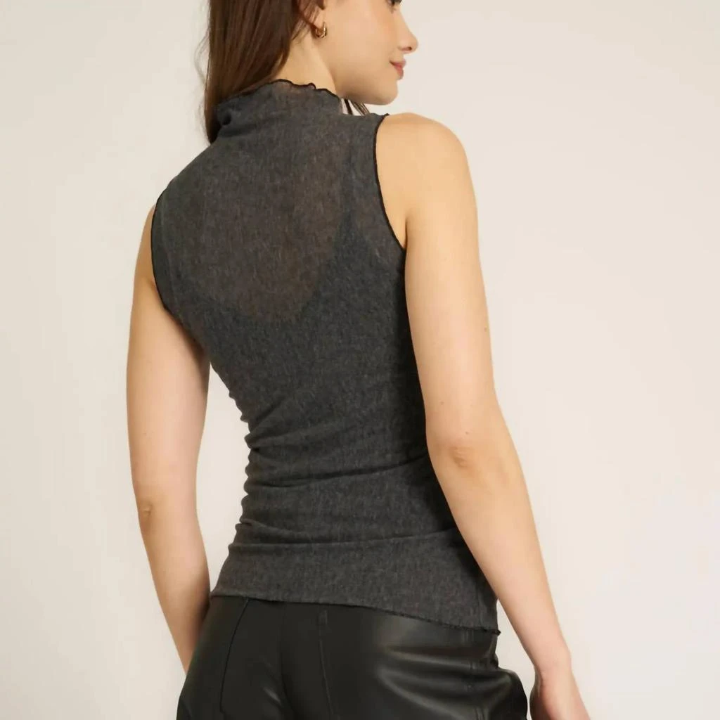 Project Social T Project Social T - On The Town Layered Mesh Tank Top 3