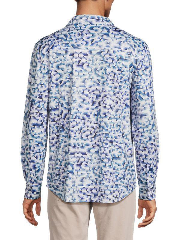 Robert Graham Geometric Long Sleeve Shirt