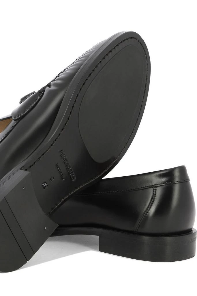 Salvatore Ferragamo Ferragamo Fort Gancini Plaque Loafers 5