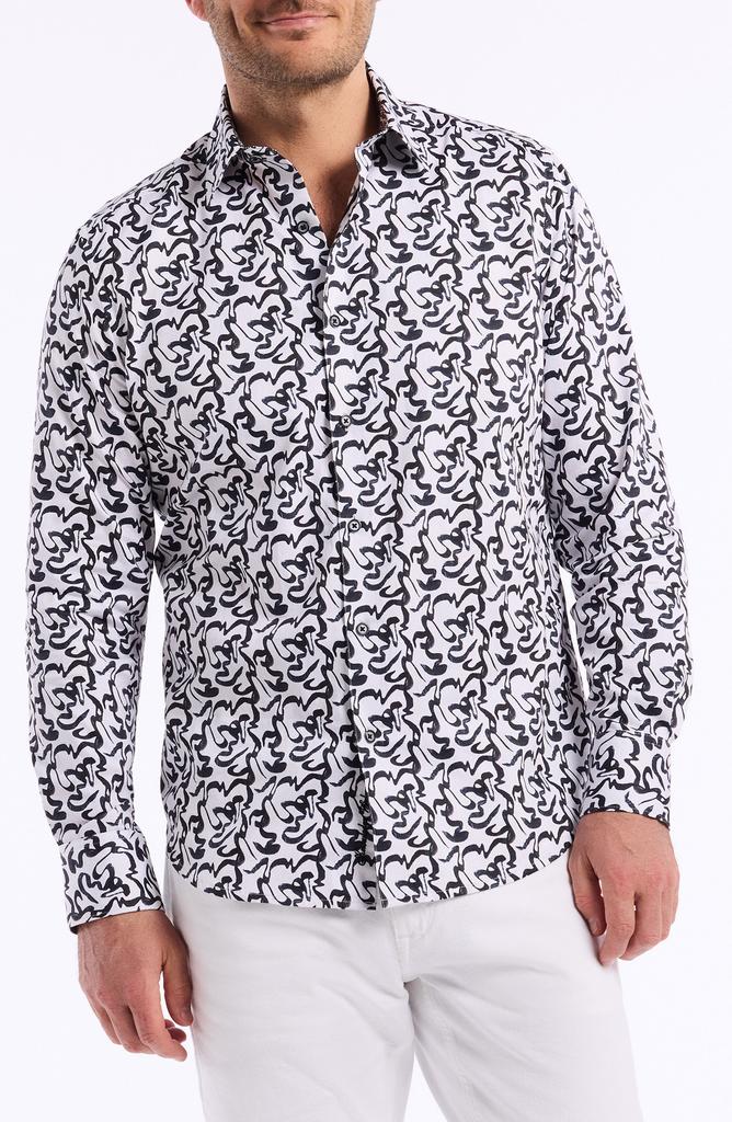 Robert Graham Theron Cotton Button-Up Shirt