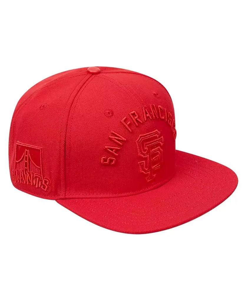 Pro Standard Men's San Francisco Giants Triple Red Snapback Hat 1