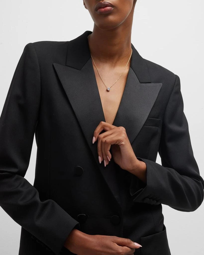 Neiman Marcus Lab Grown Diamonds Lab Grown Diamond 18K Yellow Gold Round Pendant Necklace, 1.5tcw 5