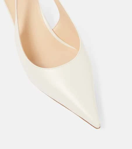 Magda Butrym Bridal leather slingback pumps 5