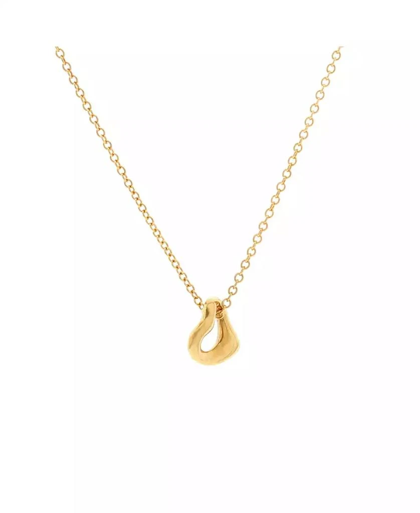 Pre-Owned Tiffany 
Co Elsa Peretti Open Heart Pendant Necklace