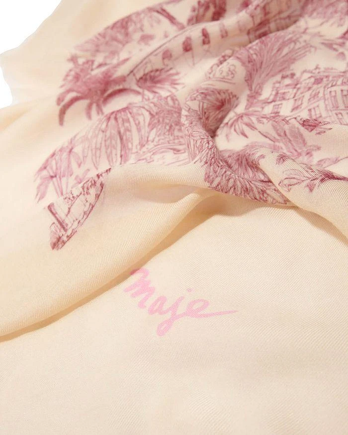 Maje Floral Print Scarf 6