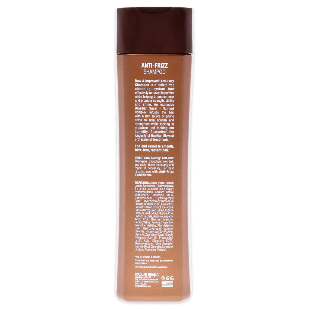 Brazilian Blowout Anti Frizz Shampoo by  for Unisex - 12 oz Shampoo 2