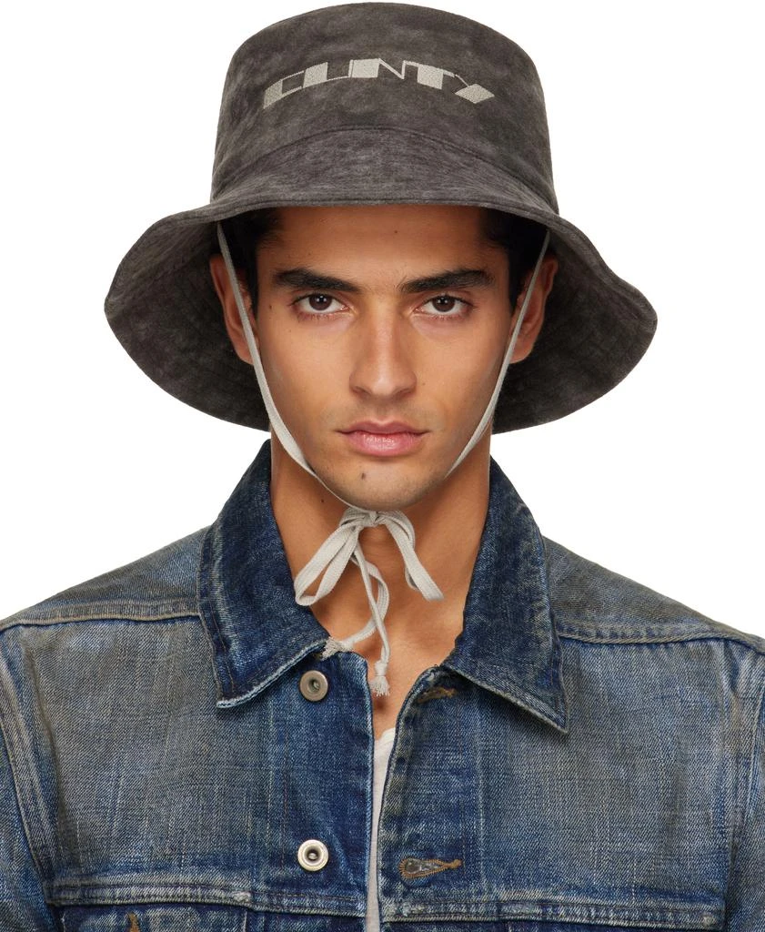 Rick Owens Gray Concordians Gilligan Hat 1