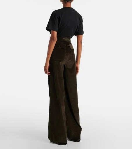 Max Mara Tritone cotton corduroy flared pants 3
