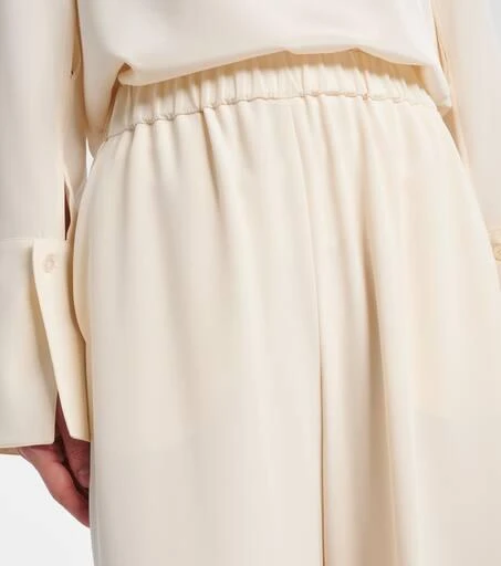 Max Mara Bonn silk-blend wide-leg pants 4