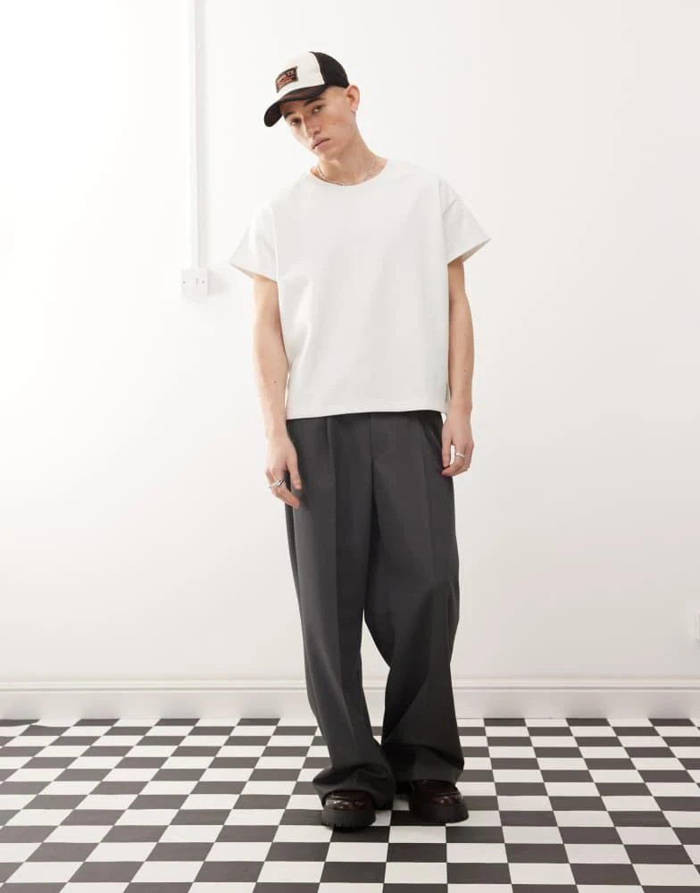 Cheap Monday Cheap Monday x Landon Barker boxy t-shirt with back print in white 3