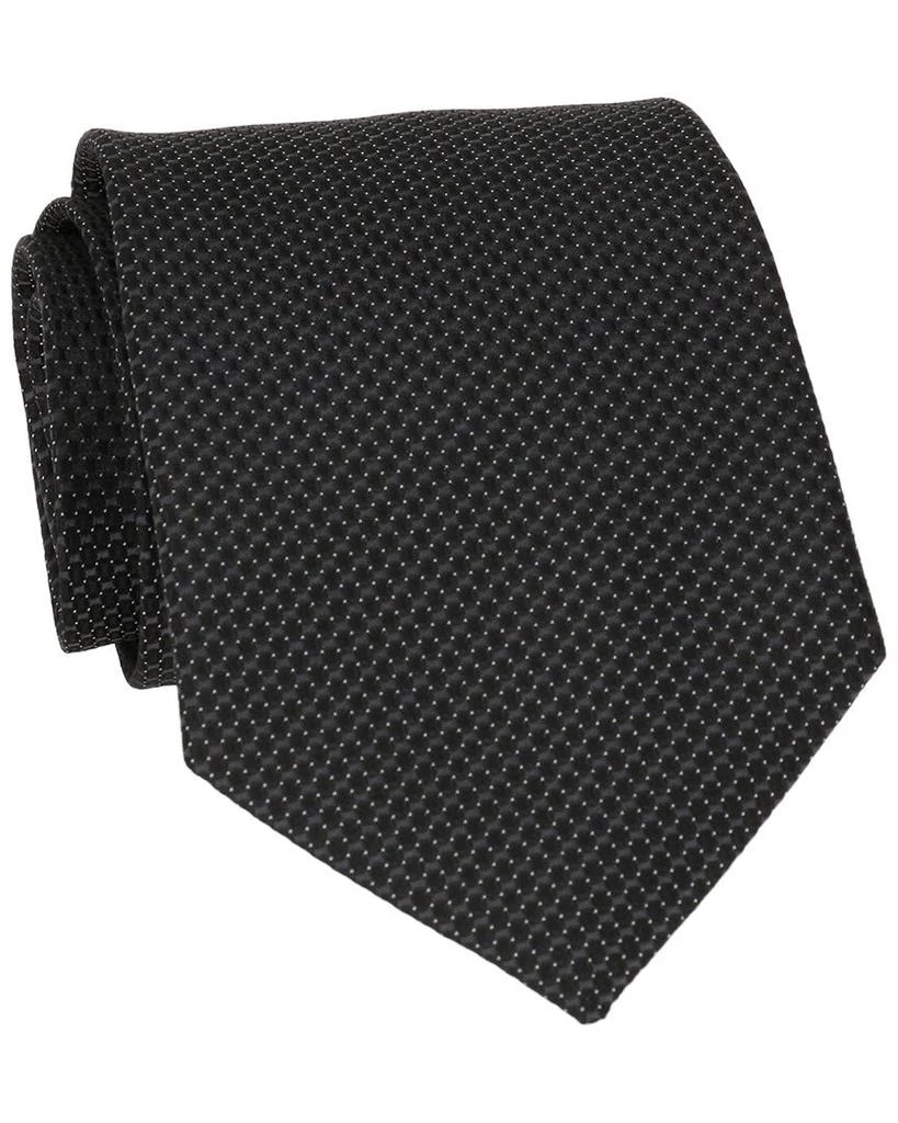 Scotch & Soda Scotch & Soda Black Solid Neat Tie 1
