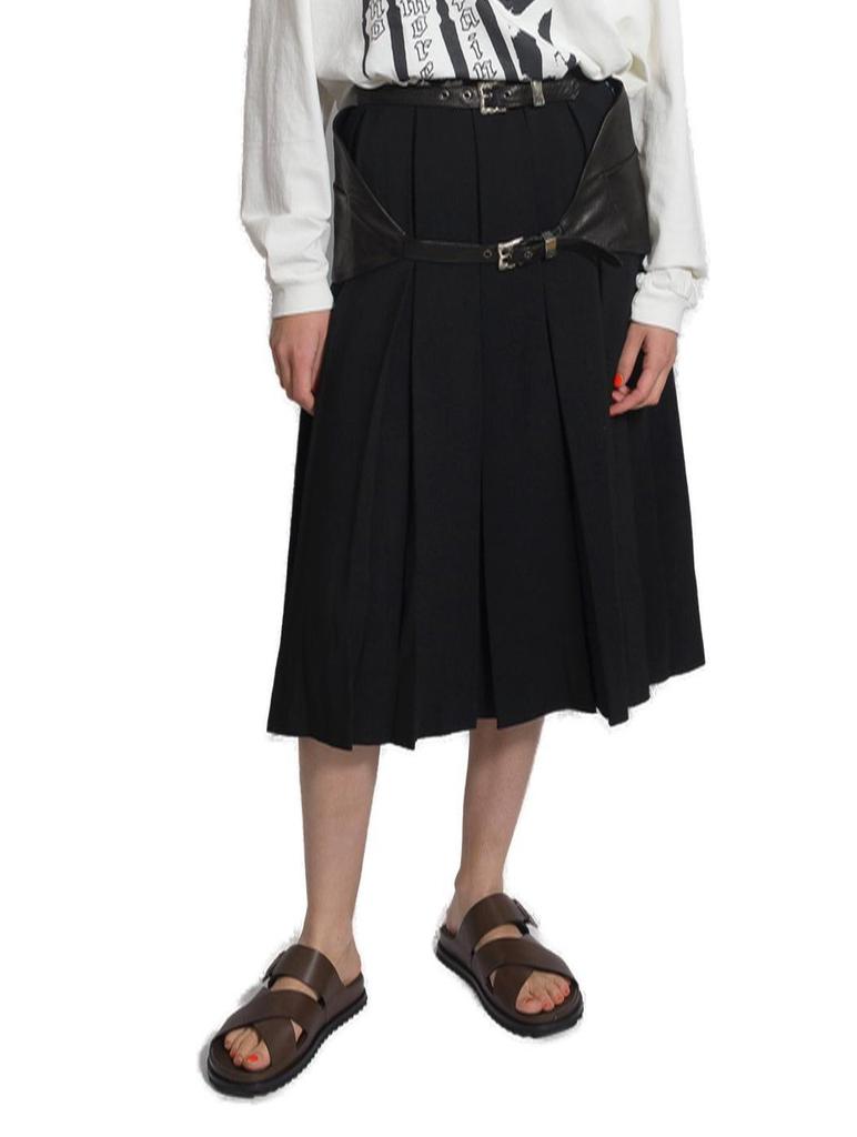 Enfants Riches Deprimes Enfants Riches Déprimés Belted Waist Midi Skirt
