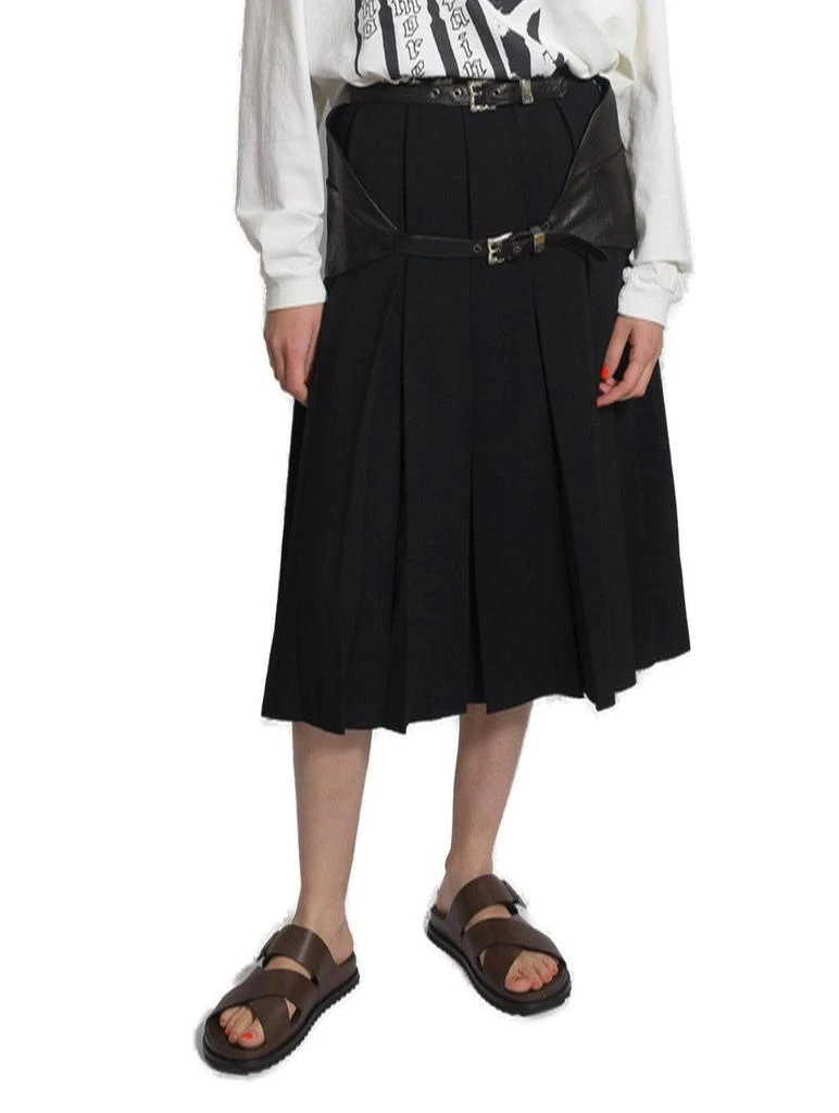Enfants Riches Deprimes Enfants Riches Déprimés Belted Waist Midi Skirt 1
