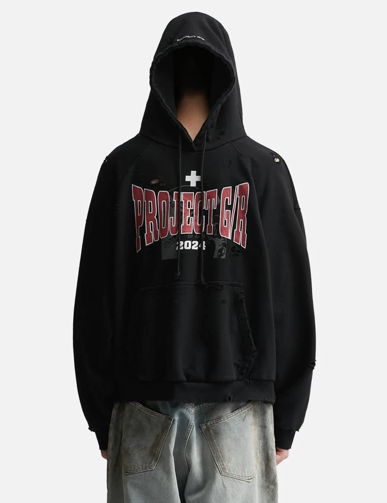 PROJECT G/R Two-Faced Washed Hoodie 9