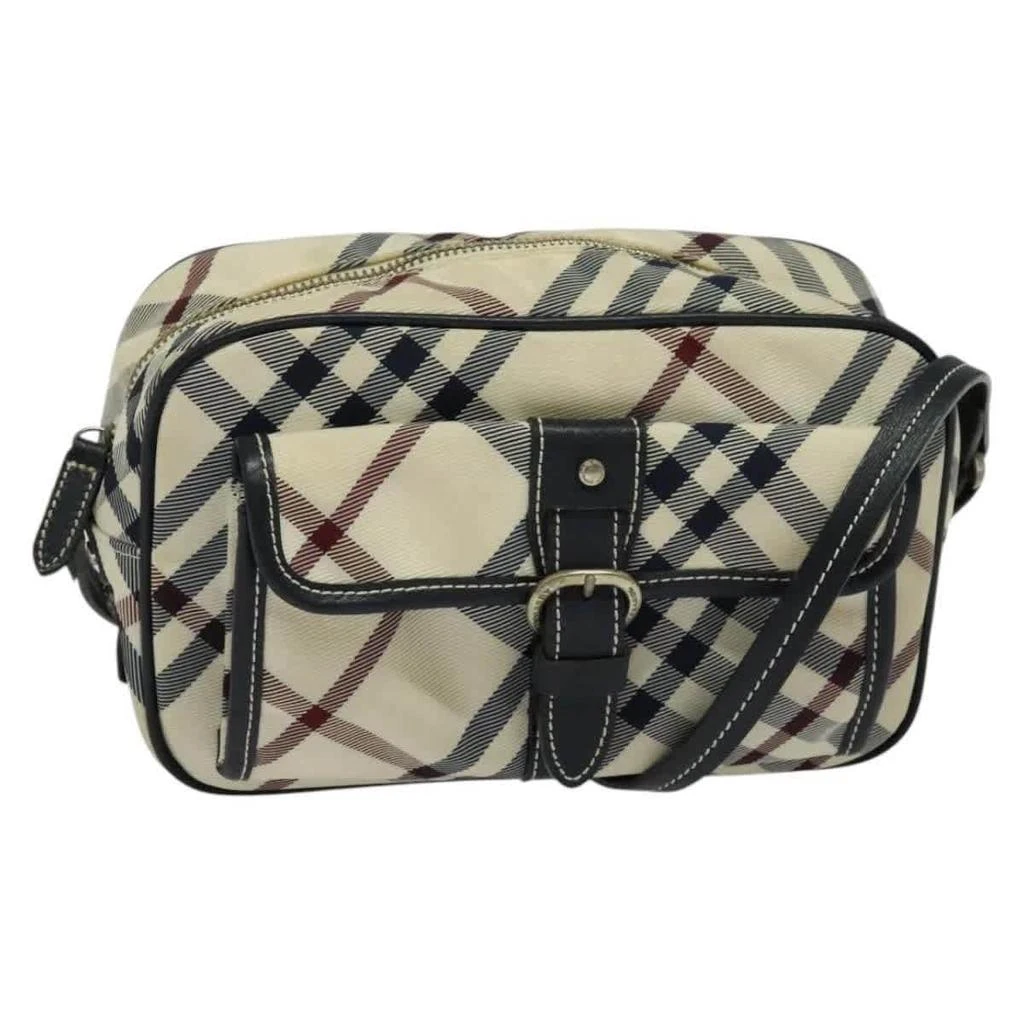 Burberry Nova Check blue Label Canvas Canvas Bag (Pre-Owned)