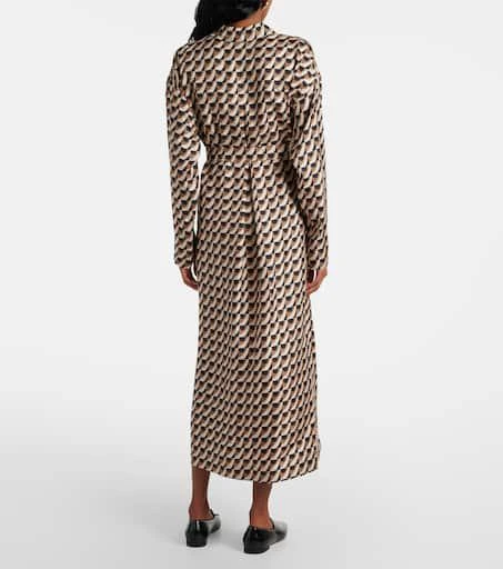 Max Mara Fleur floral silk maxi dress 3