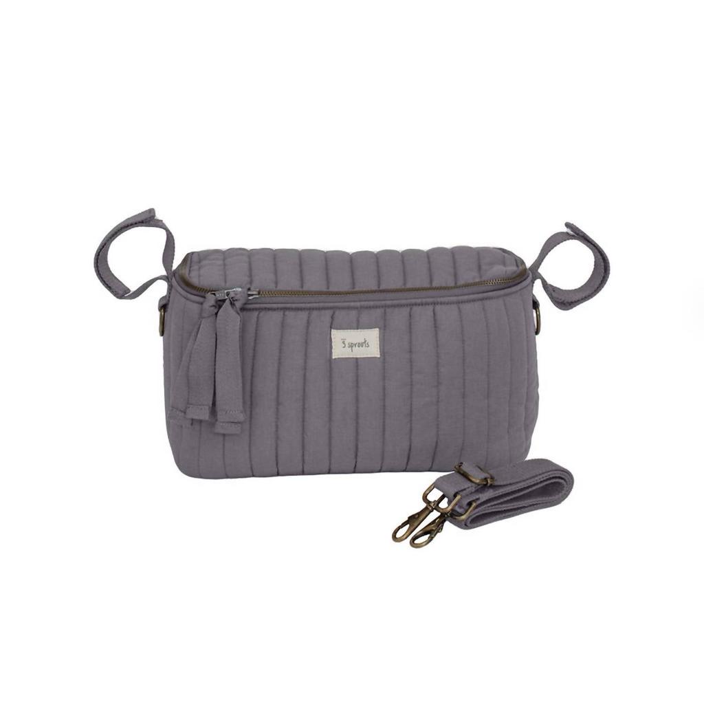 3 Sprouts Universal Stroller Caddy Organizer In Charcoal Gray