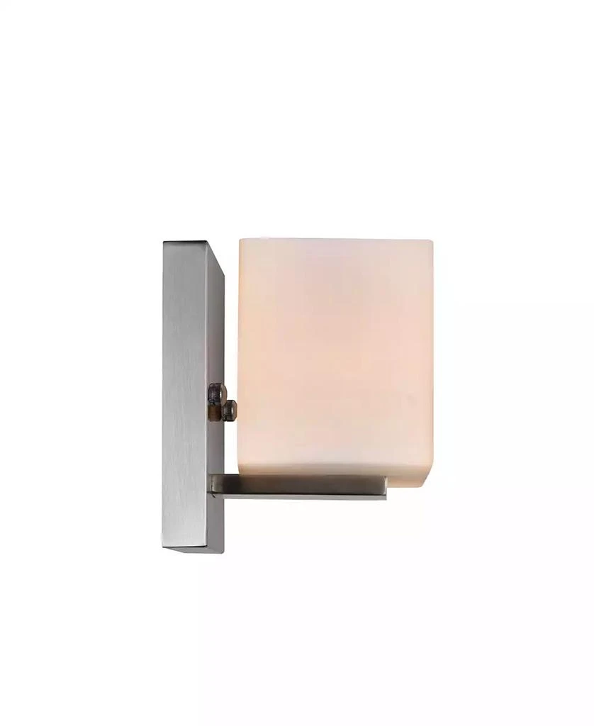 CWI Lighting Satin Nickle 1 Light Wall Sconce 3