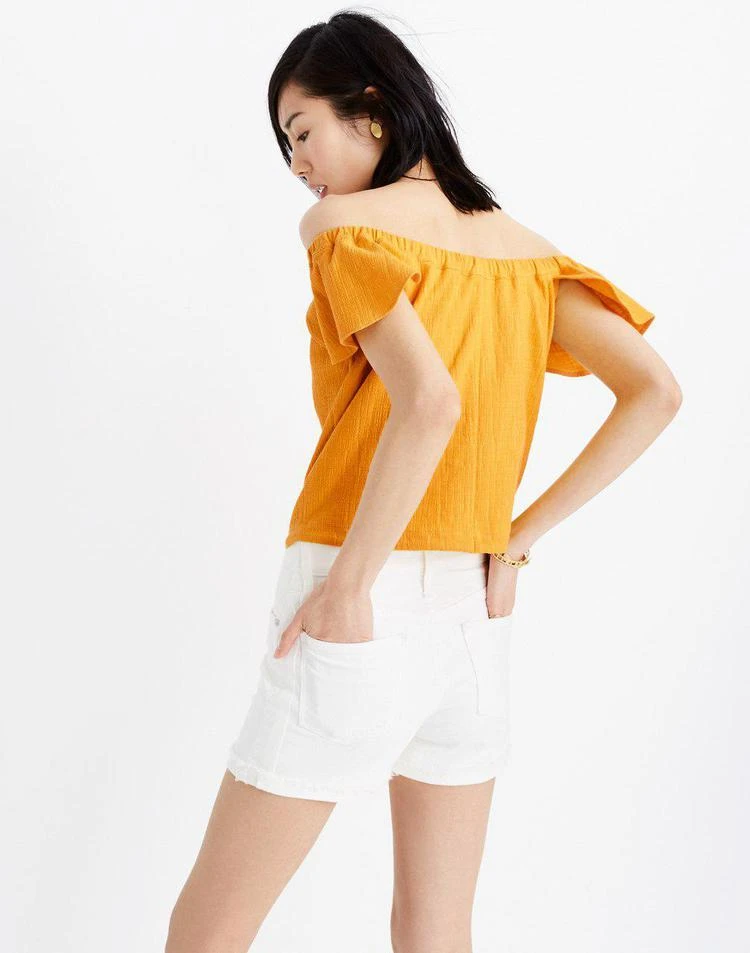 Madewell Texture & Thread Off-the-Shoulder Top 3