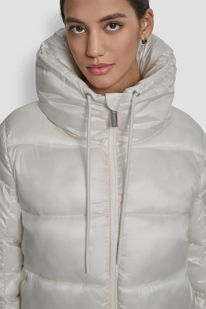DKNY FUNNEL-NECK LIGHTWEIGHT PUFFER JACKET 7