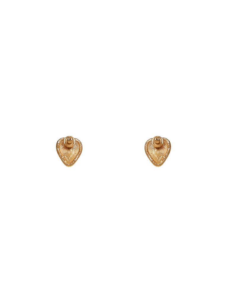 Valentino VALENTINO GARAVANI | Gold metal Fil Perdu earrings | Women | PZ