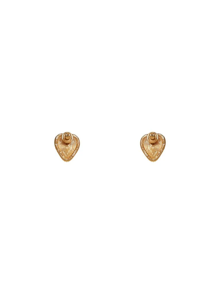 Valentino VALENTINO GARAVANI | Gold metal Fil Perdu earrings | Women | PZ 2