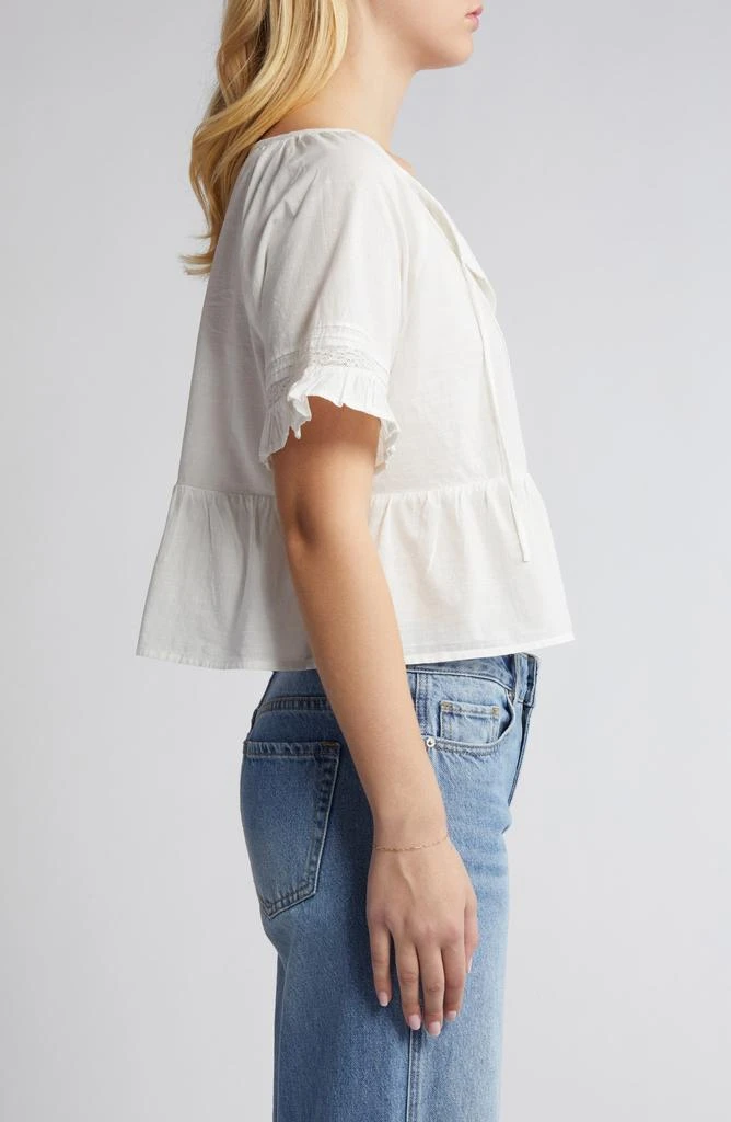 BP. Lace Trim Cotton Top 3