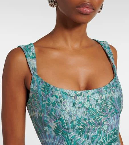 Markarian Brocade corset dress 4