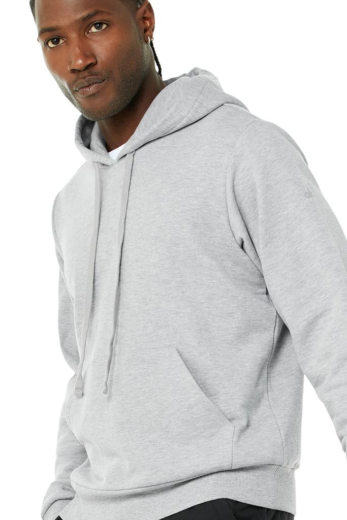 AloYoga Caliber Hoodie For Men Athletic Heather Grey size S NWT good