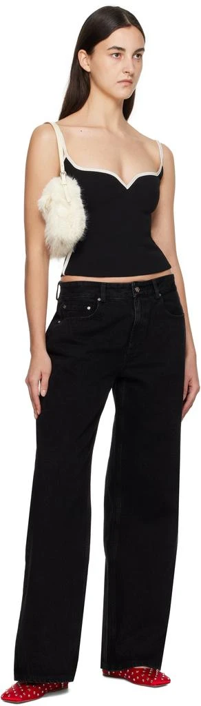 Paris Georgia Black & White Heart Singlet Camisole 4