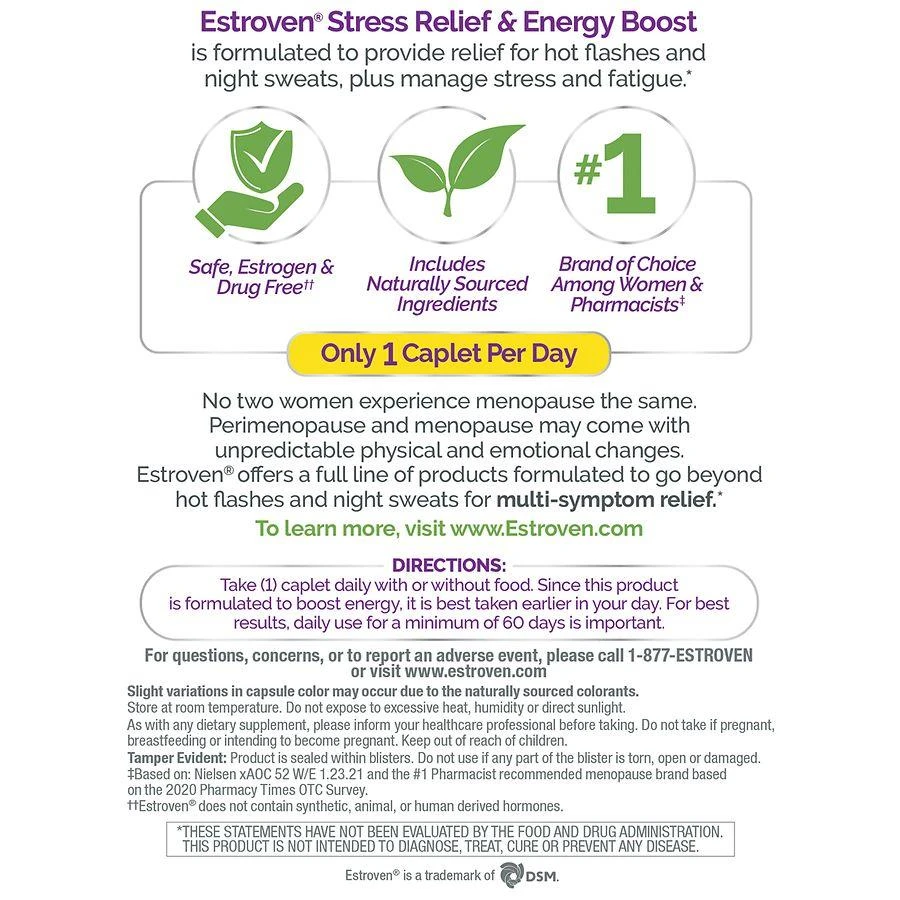 Estroven Menopause Stress Relief & Energy Boost 2