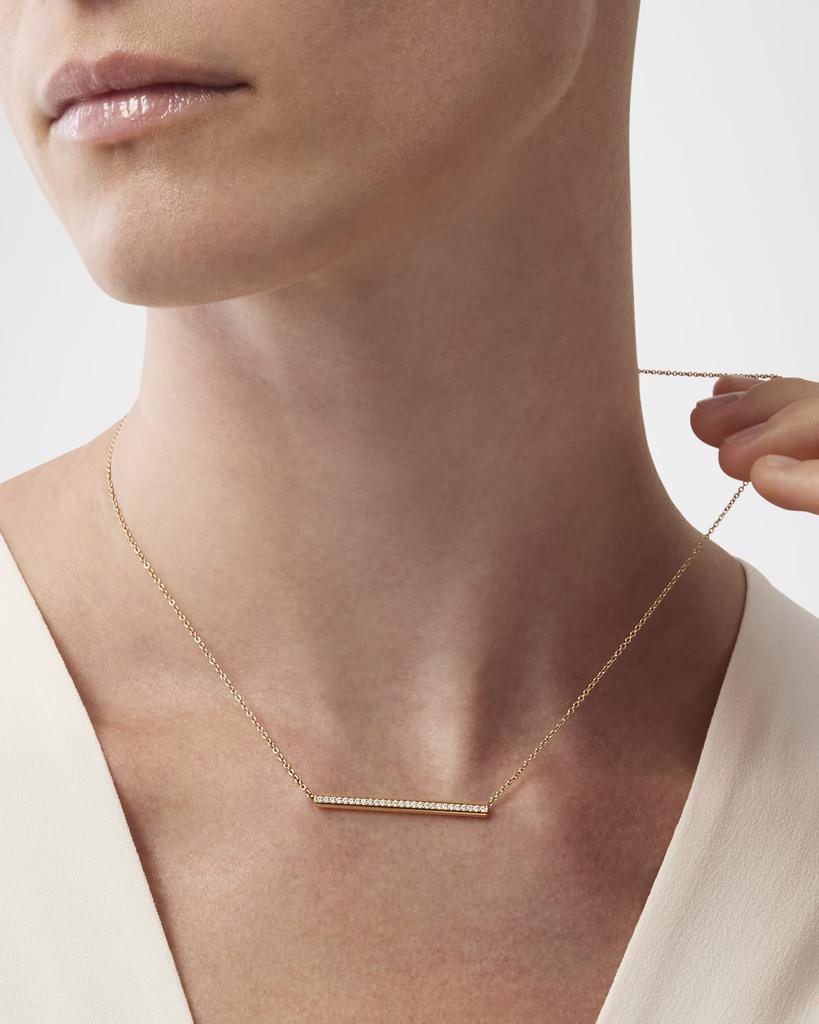 Hearts On Fire Barre 18K Yellow Gold Diamond Pendant Necklace