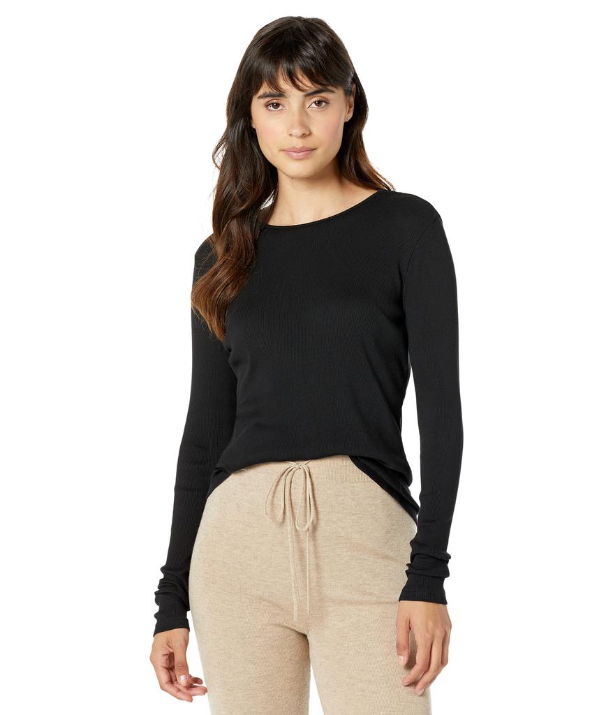 Skin Pima Cotton Rib Rayne Long Sleeve