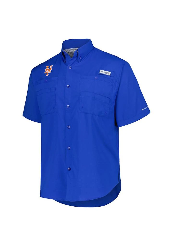Columbia MLB New York Mets Tamiami Omni-Shade Button-Down Shirt 2
