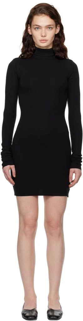 Black Long Sleeve Turtleneck Minidress  On Sale Now with Up to 76% Off |  Discover Exclusive Deals & Savings at BeyondStyle  Authentic TERNE women| short-dresses with Limited-Time Discounts, Free Shipping, and