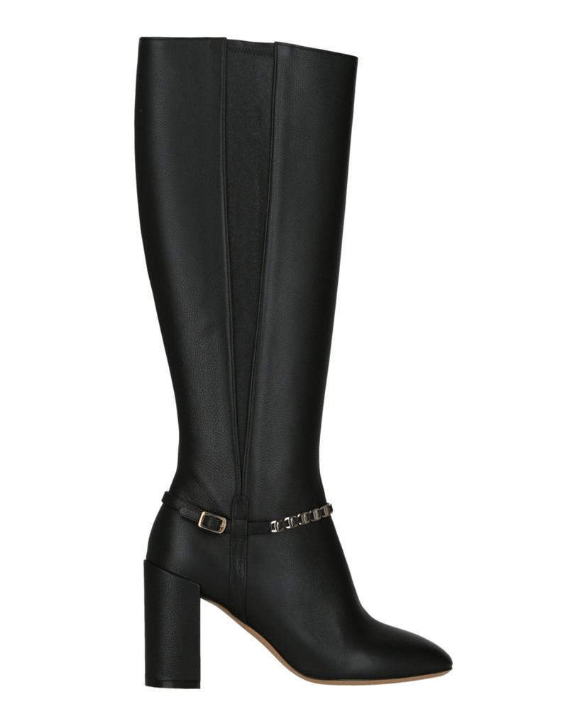 ショートブーツ・ブーティ Salvatore Ferragamo Ivory leather Rook ankle boots Salvatore Ferragamo Ivory leather Rook ankle boots - Boots