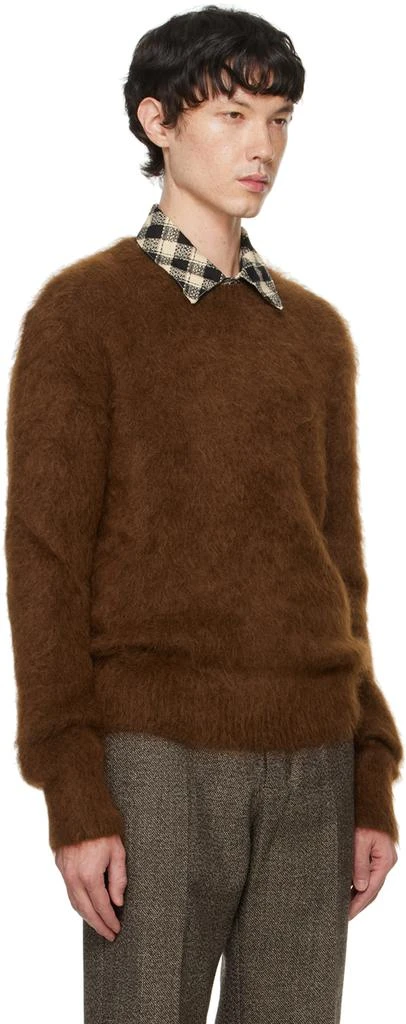 AMI Brown Brushed Sweater 2