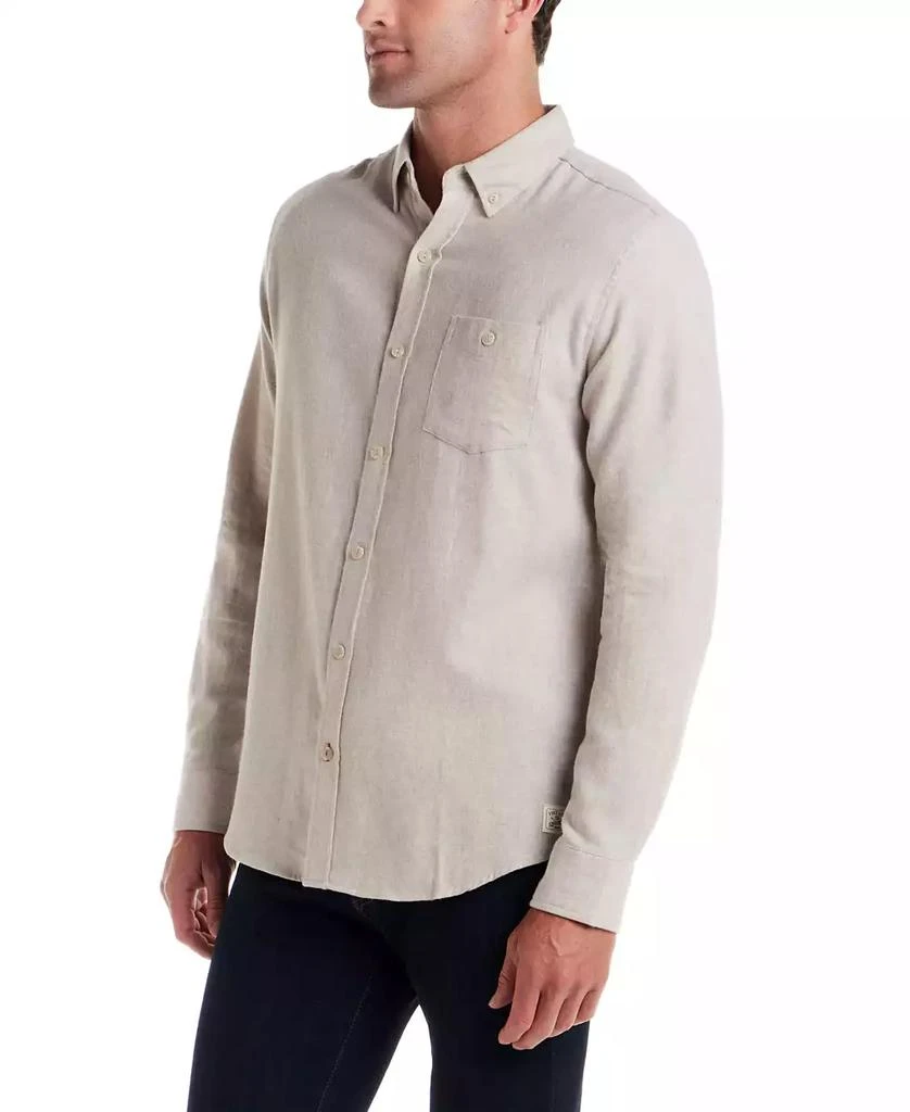 Weatherproof Vintage Men's Long Sleeve Button Front Collard Shirt 2