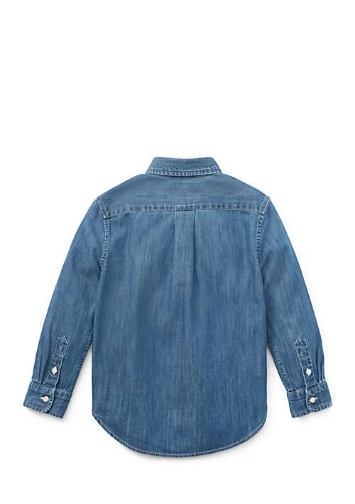 Ralph Lauren Toddler Boys Cotton Chambray Sport Shirt 2