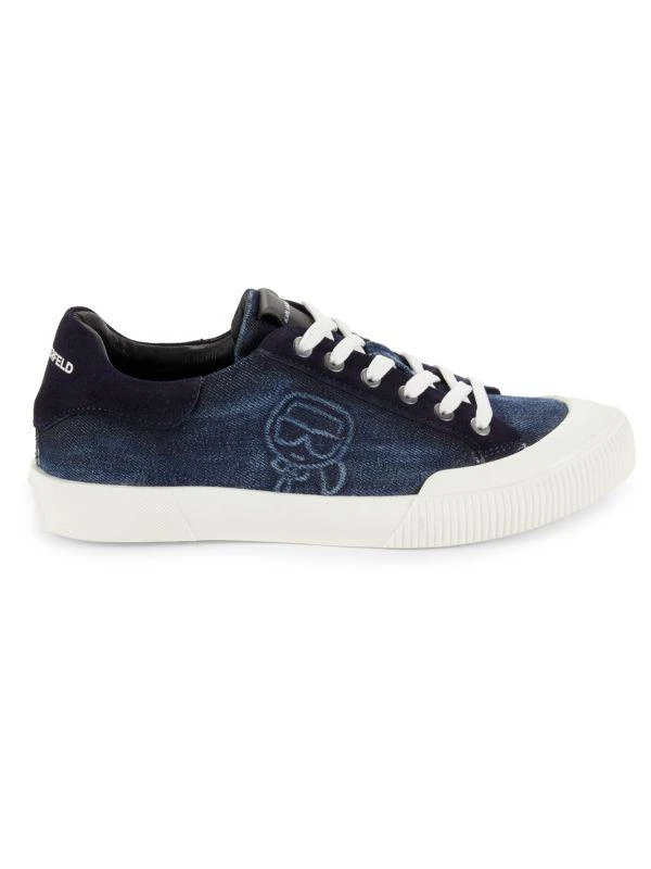 Karl Lagerfeld Paris Logo Embroidery Sneakers 1