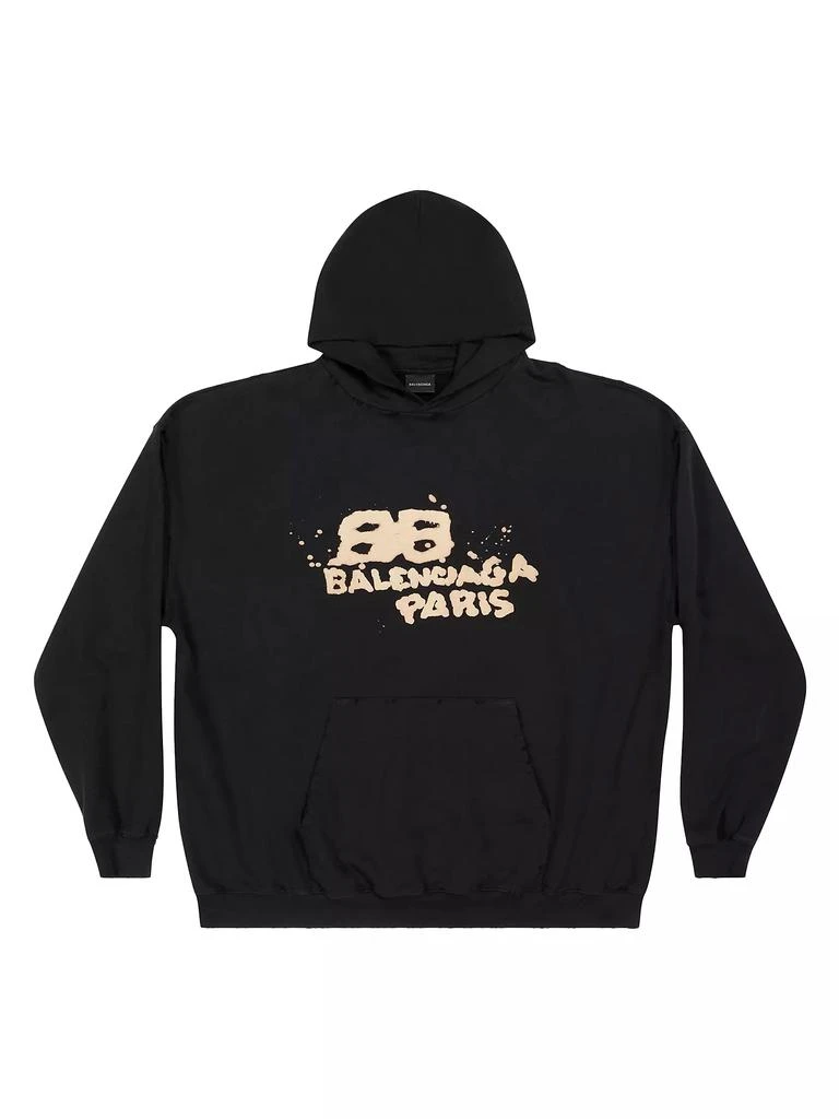 Balenciaga Hand Drawn BB Icon Hoodie Large Fit 1