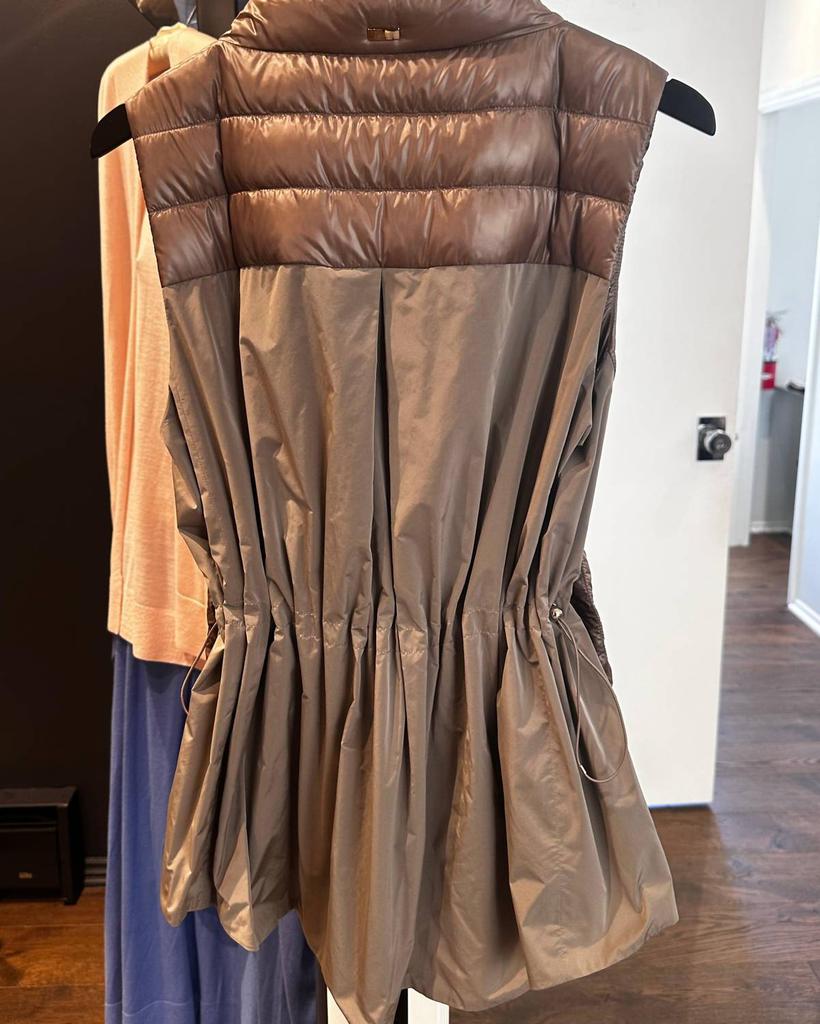 Herno Herno - Women's Mixed Media Vest In Nylon And Techno Taffita