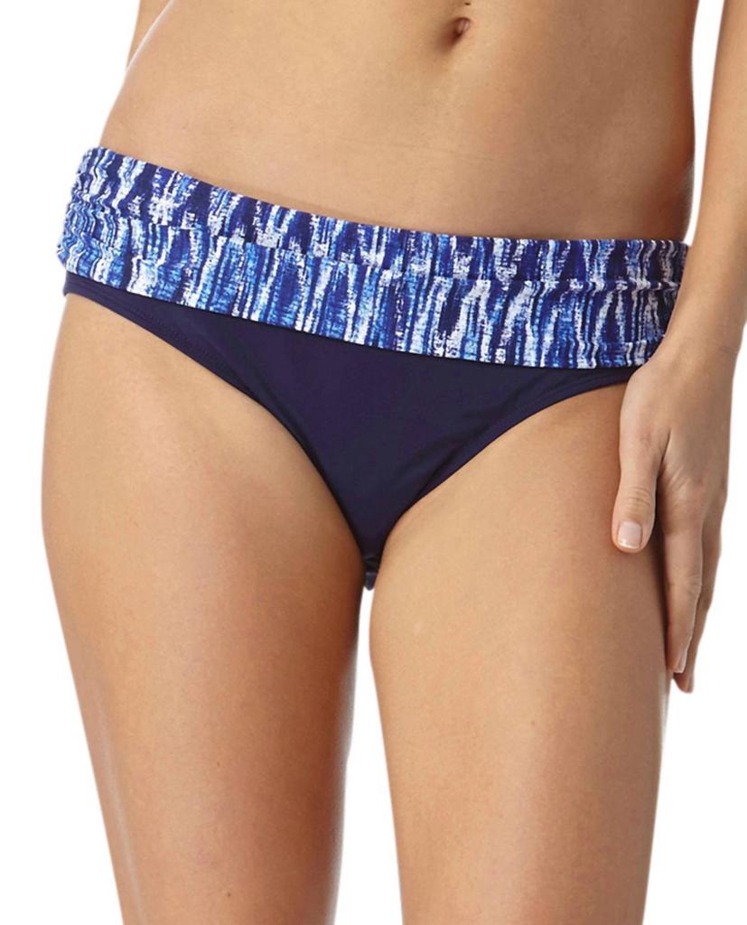 Anne Cole Women's Tide Foldover Mid-Rise Brief Swim Bottom