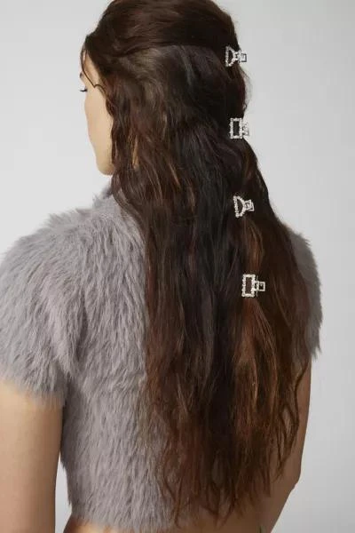 Urban Outfitters Rhinestone Mini Claw Clip Set 1